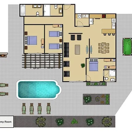Villa Playa Blanca Sleeps 6 Pool Air Con Wifi Playa Blanca (Lanzarote)